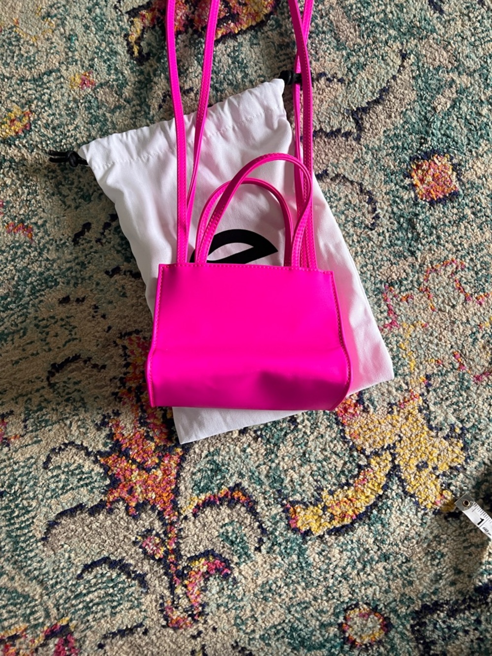 Telfar hot pink azalea bag - Picture 6 of 9